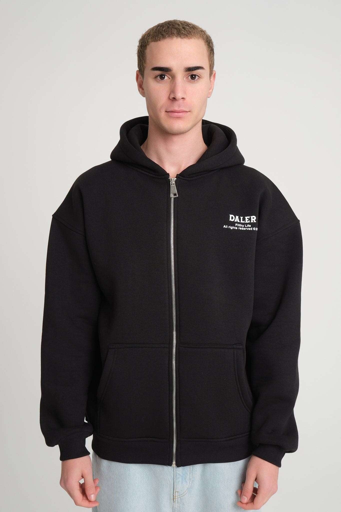 Heavyweight Zipper Hoodie - Money is Paper, Love is Love