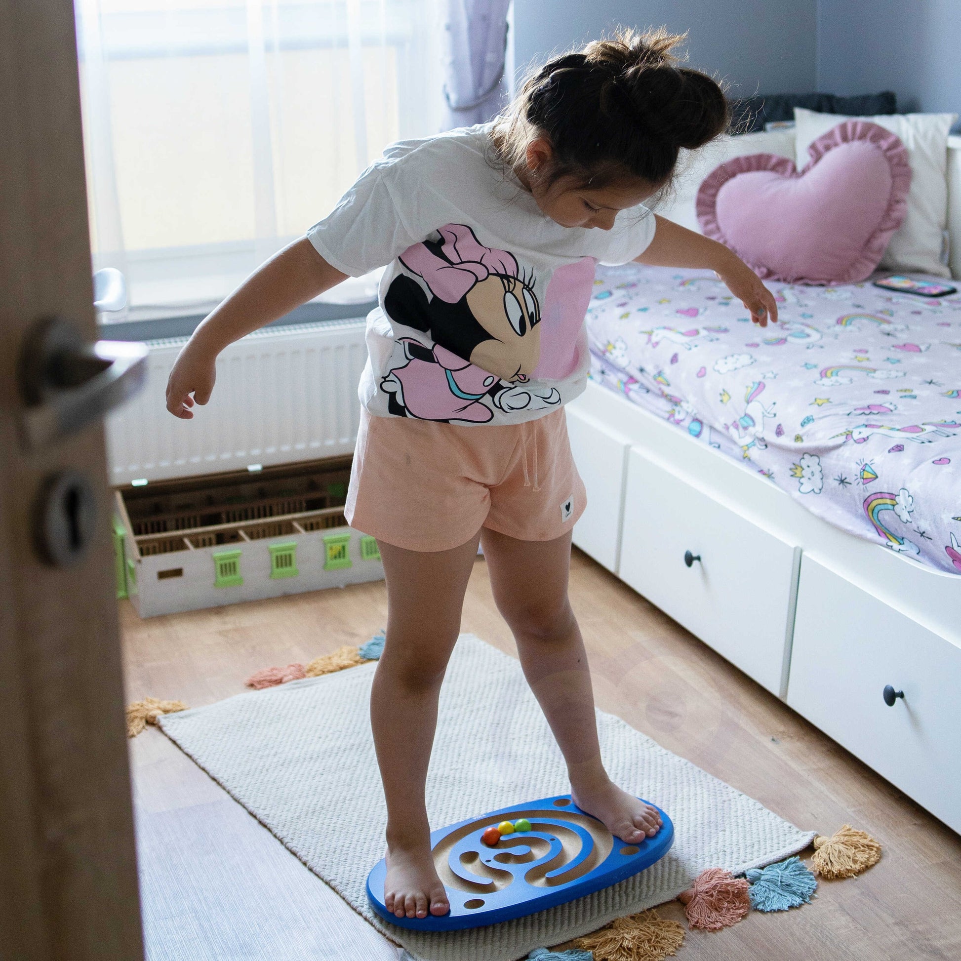 Sensory Wooden Balance Board with Maze