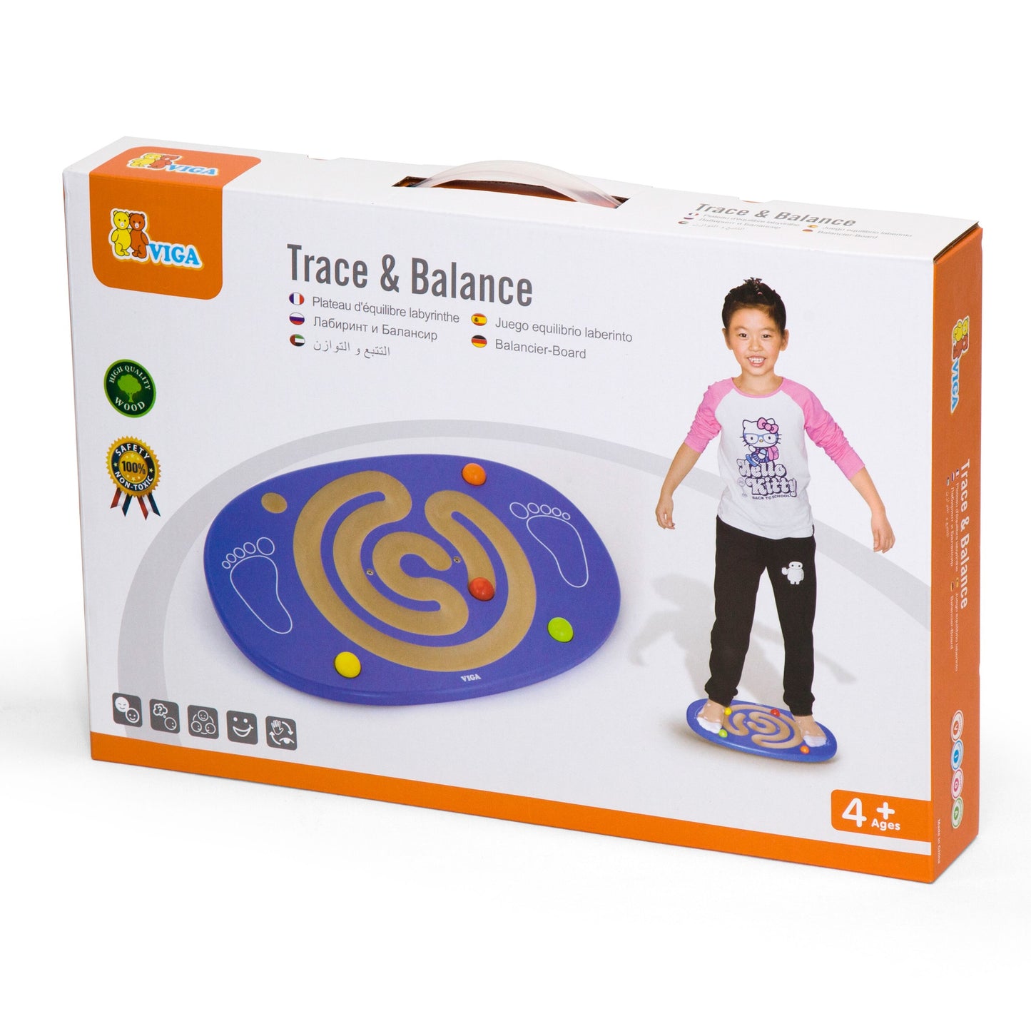 Sensory Wooden Balance Board with Maze