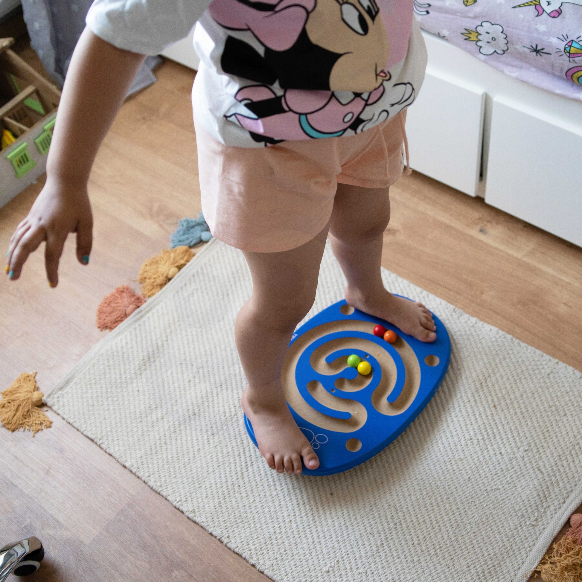 Sensory Wooden Balance Board with Maze